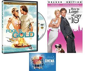 Fool's Gold & How to Lose a Guy in 10 Days Matthew McConaughey Kate Hudson DVD Includes Bonus Movie Art Card