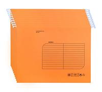 Foolscap Suspension Files with Tab and Card Inserts (25 Pack,Orange) Hanging Filing Folders FC Size Filing Cabinet Folder for Office School Home File Organization