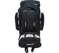 foolsGold XL 100L Hiking, Camping, Travel Backpack Rucksack with Dual Access - Black