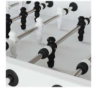 Foosball Players Set 24pc Black White PP 2.4x2.1x9.7cm Indoor Replacement PlusX