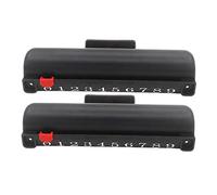 Foosball Scoreboard Scorekeeper 10 Numbers 2 Pack,Black 255x117mm | Black plastic score counter,10 numbers,red sliders,easy slide,fits foosball,soccer,hockey,snooker