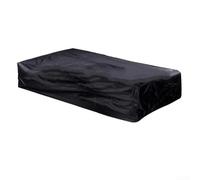 Foosball Table Cover Waterproof, Heavy Duty Oxford Cloth Dust Protector for Standard Size Table Football, UV Resistant Weatherproof Sheet for Indoor Outdoor Use, Black