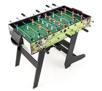 Foosball Table Game Set Foldable Soccer Table w/ 2 Footballs