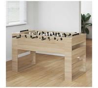 vidaXL Foosball Table Sonoma Oak 146.5 x 74 x 85 cm Engineered Wood