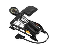 Foot Air Pump Portable Bike Floor Pump for Sports Balls Car Motorcycles Black Dial