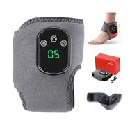 Foot and Ankle Massager,2026 New Triple Method Massager,3 in 1 Ankle Heat Wrap Wireless Portable FootMassager,with 3 Vibration Mode,5Heat Leavel & Timer,USB Rechargeable for Relax Feet & Relaxation