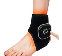 Foot and Ankle Massager for Pain Relief and Circulation, Foot Renew Triple Method Massager for Plantar Fasciitis, Portable Home Office Travel Use with 3 Method & 5-Temperature (1PCS)