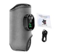 Foot and Ankle Massager - Heated Wireless Wrap 3000mAh | Ankle Massager | Vibrating Foot Massagers | 6 Temperature Settings for Home Recovery Fatigue Relief, Adjustable Timer, Auto Shut Off