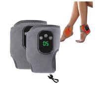 Foot and Ankle Massager Portable USB Rechargeable Foot Revive Massage Wireless with Heat, for Relaxation Comfort