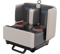 Foot and Calf Massager - Shiatsu with Heat, Kneading, Vibration & Compression for Plantar Fasciitis Relief