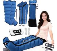 Foot and Leg Massager, Electric Air Compression Massager, Leg Massager for Lymphatic Drainage with Timed Adjustable Pressure, Waist Arm Leg Foot Massage Relax Blood Circulation(Optional Combinations