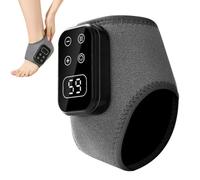 Foot Ankle Massager - 6.69 Inch Heat Compression Cover, Portable Heating Support Device, Intelligent Temperature Control with Adjustable Strength Modes | Calming Care Solution for
