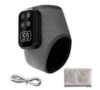 Foot Ankle Massager - Wireless Ankle Foot Massager with Heat, Wireless Foots Massagers with Heat Vibration, 5-Speed Vibration Massage for Plantar Swelling Relaxation, for Women Men Elderly Home