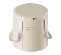 Foot Bath - 12.6x12.6x14.57 Inch, Folding Portable Spa Bucket, Waterproof Container Non Slip Base | Circulation Care Cleaning Shower Travel Home kneading Pedicure Soaking Basin Storage Bag