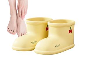 Foot Bath - 38cm Soaking Tub | Shoe Shape Foot Spa, Non Slip Massage Basin, Insulated Feet Spa Soaker, Relaxing Pedicure Washing Solution for Home, Bedroom, Bathroom, Living Room, Apartment, Dorm, an