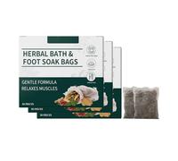 Foot Bath Bag,10 Pieces Relaxing Foots Soak Pack,Herbal Detox Cleansing Foots Soaks, Stress Relief Daily Relieve Fatigue Dispel Cold Remove Dampness Relaxation (3PCS)