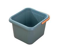 Foot Bath Basin 23.5 cm Height for Soaking Tired Feet Durable Foot Wash Basin Blue 34.5x32x23.5 cm