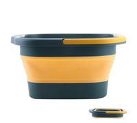 Foot Bath Basin - Dipping Bucket, Pedicure Care Tub, Relaxing Massage Container | Portable Spa Equipment, Soothing Therapeutic Basin, Foldable Laundry Bucket for Men