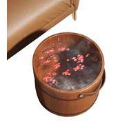 Foot Bath Basin Ergonomic Handle Footbath With Massage Roller