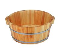 Foot Bath Basin， Soaking Feet Solid Wood Wooden Foot Bath Bucket, Barrel, Basin, Tub(13.8x6.3 Inch)