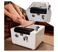 Foot Bath Basin with LED Color Lights Acrylic Foot Spa Basin Portable Feet Wash Basin Provides Massage to Relieve Stress Home Pedicure Bathtub Suitable for Hotels and Beauty Salons