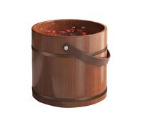Foot Bath Basin Wooden Footbath With Massage Roller