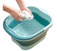 Foot Bath Bowl, Foot Soak Bowl Foot Spa Basin Portable Pedicure Bowl Foot Soak Basin with Carry Handle Multifunctional Reusable Foot Massage Spa Bucket Bucket for Cleaning Mop
