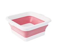 Foot Bath, Foldable Foot Bucket, 16.54 x 14.96 x 6.69 Inch Massage Pool with 168 Convex Points, Non-Slip Bath Bucket for Men and Women, PP TRR Foot Bath with Design, Home Spa for Elderly People