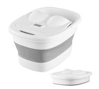 Foot Bath - Foot Bath, Portable Foldable Foot Bath Massage Cube | Multifunctional Foot Soaking Bucket with Bottom Massage Wheel with Phone Holder P