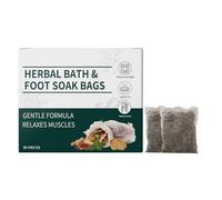 Foot Bath, Pack of 10, Natural, Relaxation Set, Foot , Bath Additive, Stress Relief, Relaxation, Fatigue, Prevention, Cold, Moisture, 9.5 x 2 x 8 cm, 15 g