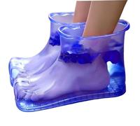 Foot Bath Shoes, 10.0x6.5x4.3 Inch Reusable Clear Foot Soaker, Portable & Comfort for Thermal Massage, Bath Basin, Tub
