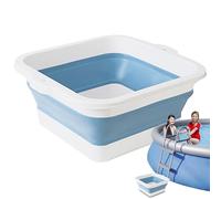 Foot Bath Sink - Foot Bath | Folding Bath Tub for Feet | 168 Massage Bumps, Non-Slip Design, Large Portable Folding Bucket 42 x 38 x 17 cm for Home