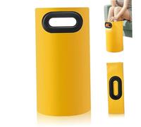 Foot Bath Soak Tub 30L 12x19in Insulation Reinforcement Foot Soaking Tub Stress-Relieving Stable Leak-Proof Multi-Occasional Soaking with Handle (Yellow).