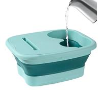 Foot Bath Soak Tub | Folding Foots Spa Massager Tray for Pool | Foot Wash Basin Foots Spa Basin Tub for, Kid, Men, Senior Pool Entry