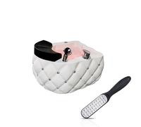 Foot Bath Spa Acrylic Massage Footbath Foot Bath Tub Portable Spa With Heat And Massage Colorful Lamp Footbath Special For Hotel Foot Bath Club (Color : White, Size : With water pump)