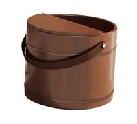 Foot Bath， SPA Camping Bucket with Handle Foot Washing Barrel for Bedroom, Bathroom Sauna, with lid Octopus feet