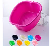 Foot Bath spa Home Thick - Sturdy Foot Soaking Bath Basin (Purple) | Foot Soaking Bath Basin for Pedicure Detox Massage Perfect to Soak Your Feet Toe Nails Ankles