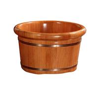 Foot Bath， Spa, Sauna,Soak,Handmade Massage Bucket Foot Bath, Wash Feet Basin Tub