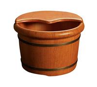 Foot Bath， Spa, Sauna,Soak,Handmade Massage Bucket Foot Bath, Wash Feet Basin Tub