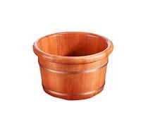 Foot Bath， Spa, Sauna,Soak,Handmade Massage Bucket Foot Bath, Wash Feet Basin Tub