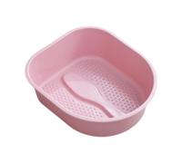 Foot Bath Tub Versatile Foot Bath Soak Tub for Dry Cracked Feet Men Pedicure Pink, 38.5x33x11.5cm