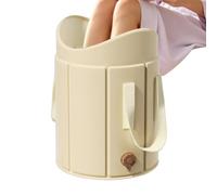 Foot Bath with Carry Handle, Foldable, and Down to the Knee Deep