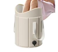 Foot Bath with Carry Handle, Foldable, and Down to the Knee Deep | - Spa soaking bucket storage container for women, men, lovers, families, grandma &