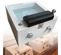 Foot Baths Heated, Acrylic Massage Footbath, Water Foot Massager, Foot Care,with Temperature Control Switch, Color Light.