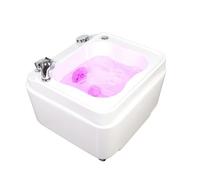 Foot Baths & Spas with Heat and Age Colorful Lamp Footbath Pedicure Rest Feet Spa Tub Bath Acrylic