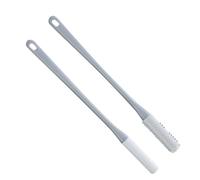Foot Brush - Long Handle Toe Washer, 2pcs Shower Foot Cleaning Tool | Portable Toe Applicator Scrubbing Wand, Soft Grip Lotion Spreader, Anti Slip Bath Exfoliator for Elderly, Seniors, Women, Men