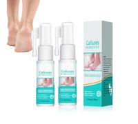 Foot Callus Removal Spray，100ML，Fast-Acting Callus Remover for Cracked Heels Dead Skin, Moisturizing Foot Care with, Gentle Exfoliation for Rough Feet, Dry Toes, Elbows, Smooth Skin (2PCS)