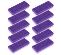 Foot Callus Remover|10Pcs Pumice Stone for Feet, Foot Callus Remover PU Pedicure Tools for Scrub and Dead Skin Removal (Purple)