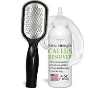 Foot Callus Remover Gel & File, Extra Strength Callus Remover for Feet 4 oz