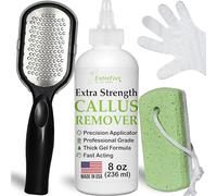 Foot Callus Remover Gel Kit: Complete At Home Callus Remover for Feet 8 oz